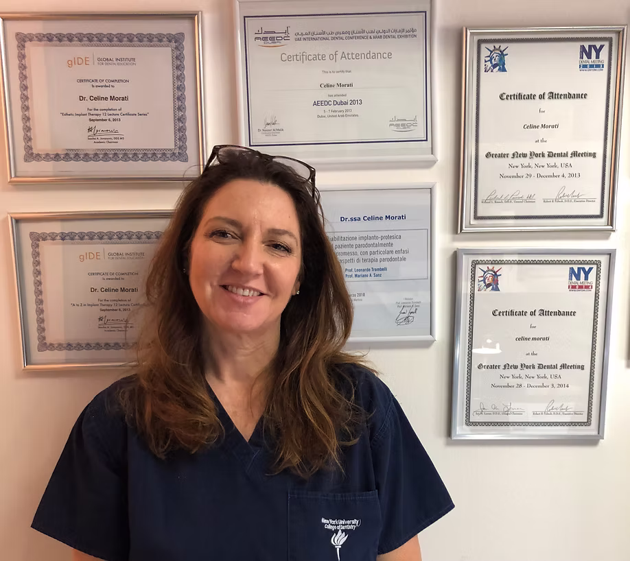 Diplomi e certificazioni della Dr. Morati